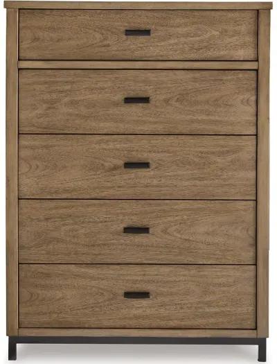 Tomtyn - Light Brown - Five Drawer Chest