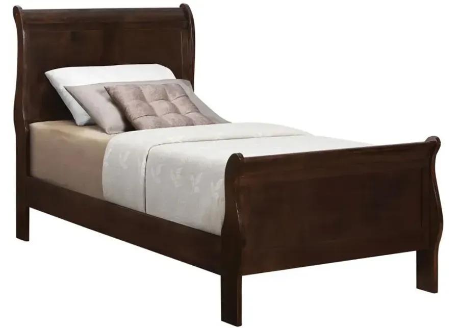 Louis Philippe - Panel Sleigh Bed