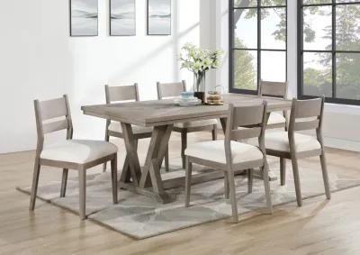 Cornelia - Wood Dining Side Chair (Set of 2) - Coastal Gray