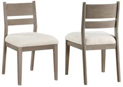 Cornelia - Wood Dining Side Chair (Set of 2) - Coastal Gray