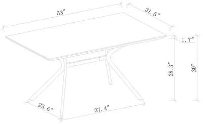 Edgecreek - Composite Wood Dining Table - Light Brown