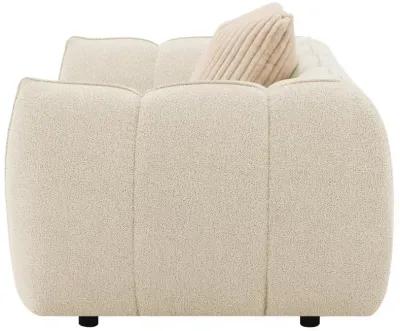 Winchester - Boucle Upholstered Chair And a Half - Sand Pebble