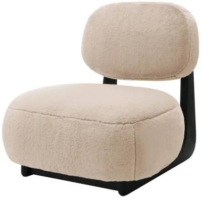 Duffie - Upholstered Armless Accent Chair - Camel