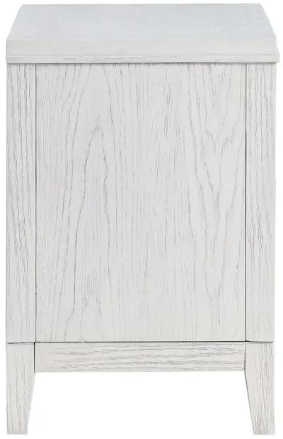 Marielle - 2-Drawer Nightstand Bedside Table - Distressed White