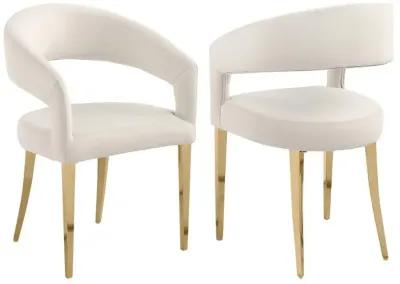 Galiano Velvet - Upholstered Dining Arm Chair (Set of 2)