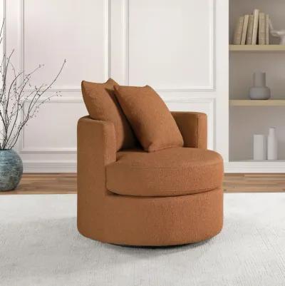 Debbie - Upholstered Swivel Accent Chair