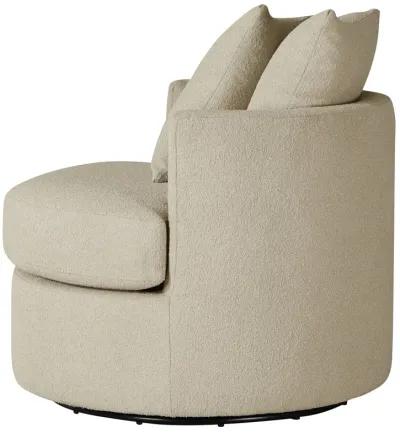 Debbie - Upholstered Swivel Accent Chair