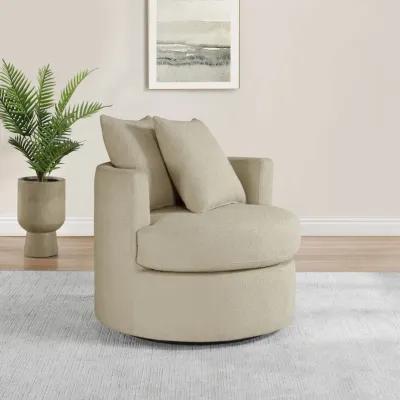 Debbie - Upholstered Swivel Accent Chair