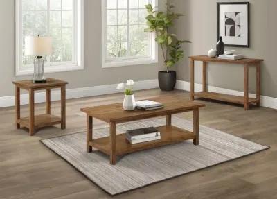 Payne - Wood Coffee Table with Shelf