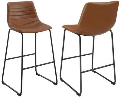 Zuni - Faux Leather Upholstered Bar Chair (Set of 2)