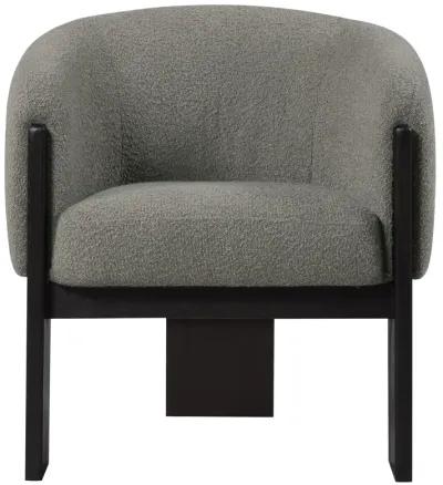 Valdez - Boucle Upholstered Barrel Back Accent Chair