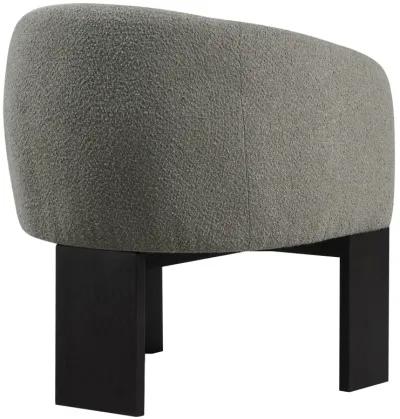 Valdez - Boucle Upholstered Barrel Back Accent Chair