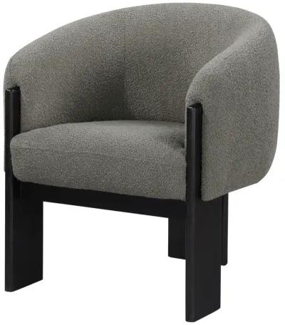 Valdez - Boucle Upholstered Barrel Back Accent Chair