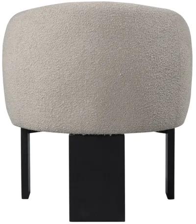 Valdez - Boucle Upholstered Barrel Back Accent Chair