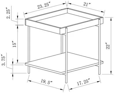 Fallon Rectangular Engineered Wood Table