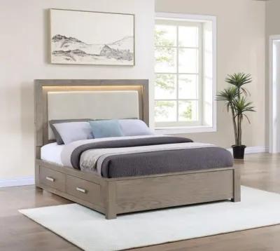 Kenora - LED Storage Bed