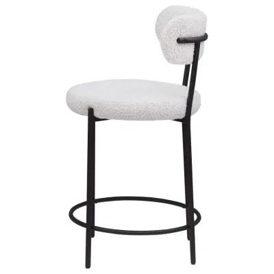 Viola - Boucle Upholstered Bar Stool (Set of 2)