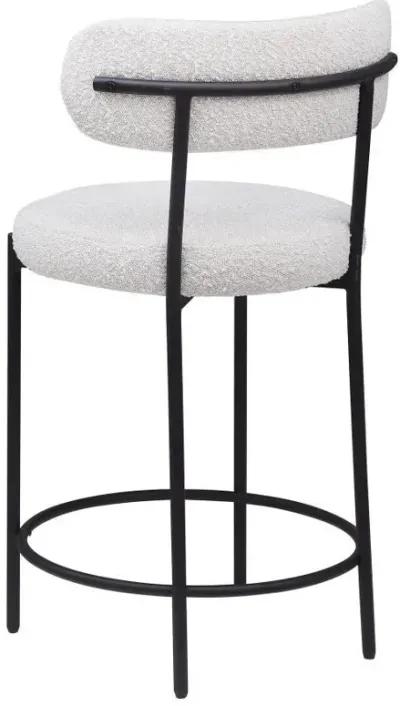 Viola - Boucle Upholstered Bar Stool (Set of 2)