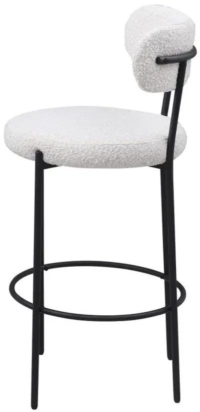 Viola - Boucle Upholstered Bar Stool (Set of 2)