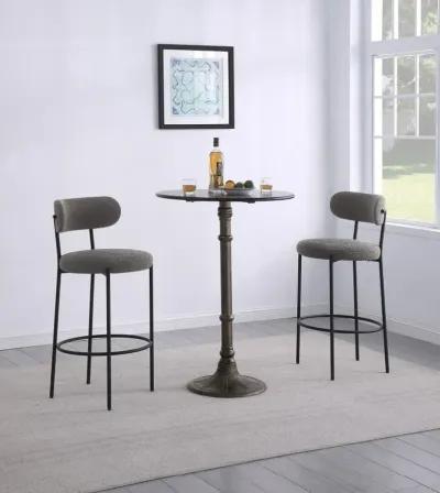 Viola - Boucle Upholstered Bar Stool (Set of 2)