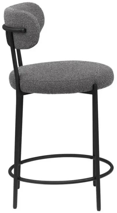 Viola - Boucle Upholstered Bar Stool (Set of 2)