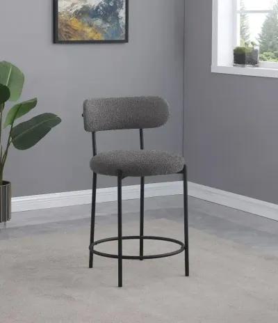 Viola - Boucle Upholstered Bar Stool (Set of 2)