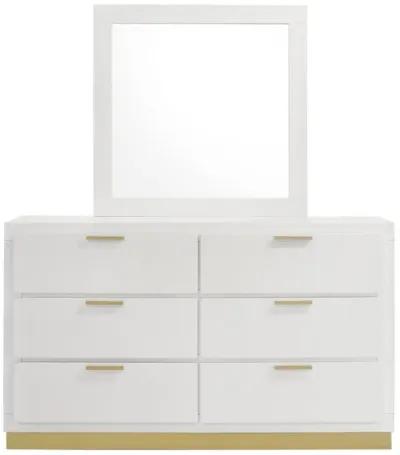 Caraway - 6-Drawer Bedroom Dresser With Mirror