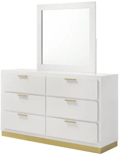 Caraway - 6-Drawer Bedroom Dresser With Mirror