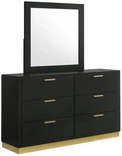 Caraway - 6-Drawer Bedroom Dresser With Mirror