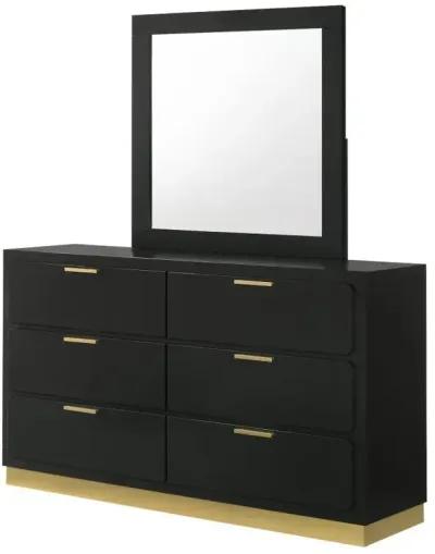 Caraway - 6-Drawer Bedroom Dresser With Mirror