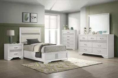 Miranda - Upholstered Panel Bed