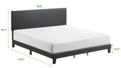 Yates - California King Bed With Adjustable Headboard - Black