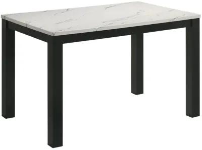 Resia - Dining Table - White / Black