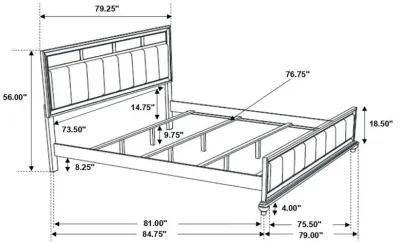 Barzini - Wood Panel Bed