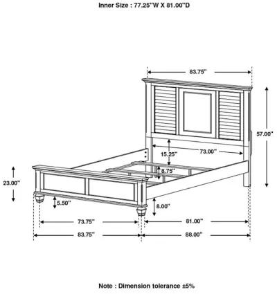 Franco - Wood Panel Bed