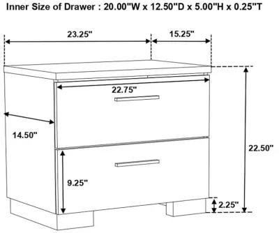 Felicity - Bedroom Set With LED Mirror