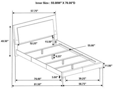 Felicity - Bedroom Set With LED Mirror