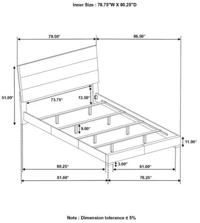 Felicity - Wood Panel Bed