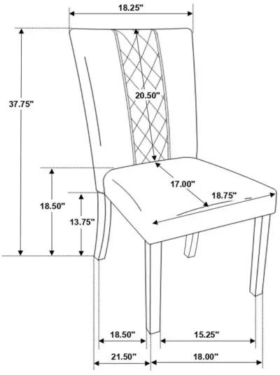 Malia - Refractory Extension Leaf Dining Table Set