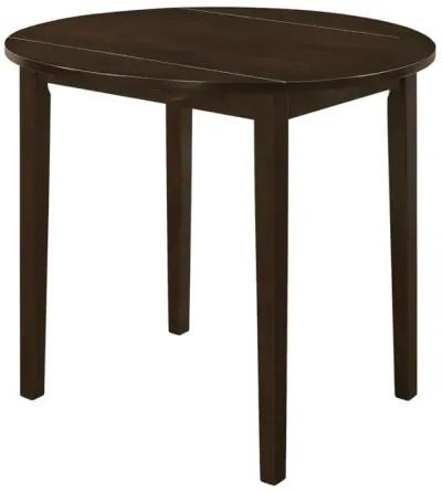 Bucknell - 3 Piece Round Drop Leaf Dining Table Set