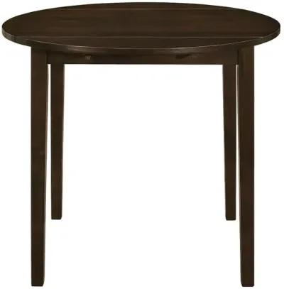 Bucknell - 3 Piece Round Drop Leaf Dining Table Set