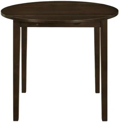 Bucknell - 3 Piece Round Drop Leaf Dining Table Set