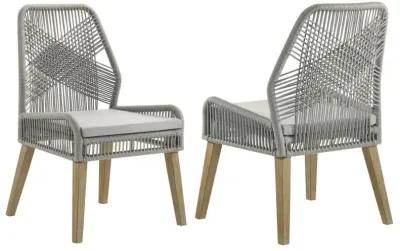 Nakia - Woven Rope Dining Side Chairs (Set of 2)