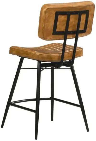 Partridge - Leather Counter Chair (Set of 2)