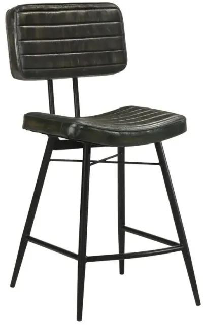 Partridge - Leather Counter Chair (Set of 2)