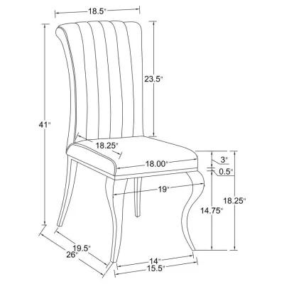 Carone - Rectangular Glass Dining Set