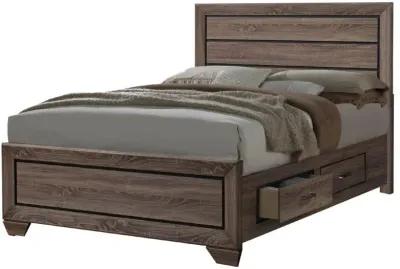 Kauffman - Wood Storage Panel Bed