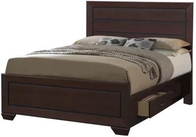 Kauffman - Wood Storage Panel Bed