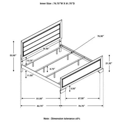 Kauffman - Wood Panel Bed