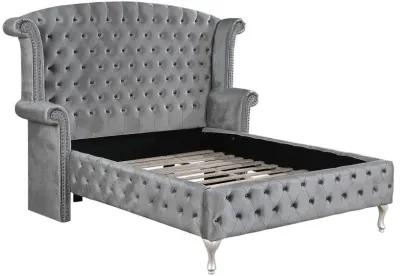 Deanna - Upholstered Wingback Bed